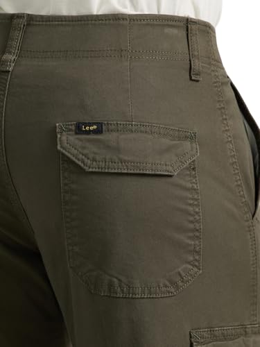 Lee Men's Extreme Motion Twill Cargo Pant Frontier Olive 36W x 30L - Image 3
