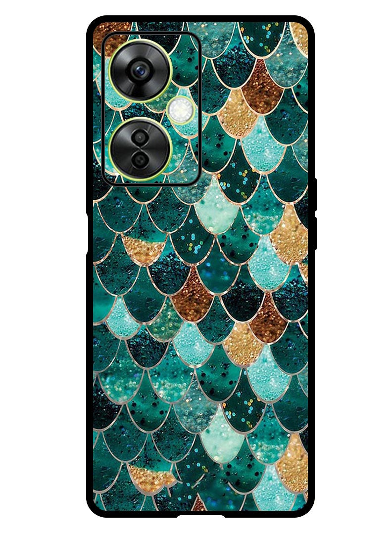 Theodor Protective Case Anti Scratch Shock Proof Bumper Cover For OnePlus Nord N30 Fish Gills Pattern - Image 1