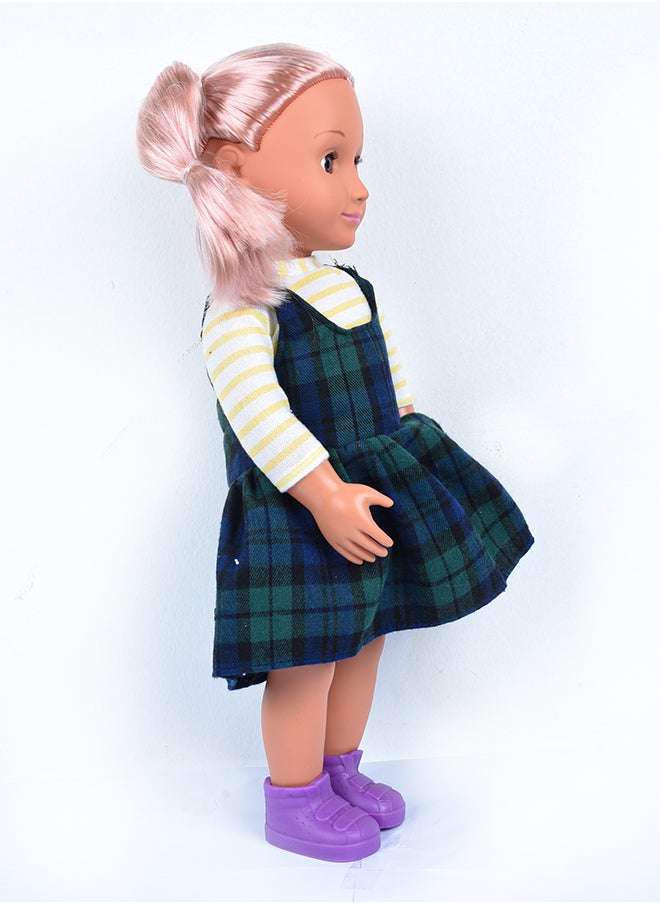 AWESOME GIRLS - Awesome Girls Cheryl Doll 18 Inch | Fashion Doll with Inset Eyes, High-Quality Rooted Hair, and Trendy Outfit | Perfect for Styling, Dressing & Imaginative Play | Hypoallergenic, Non-Toxic, BPA-Free - Image 1
