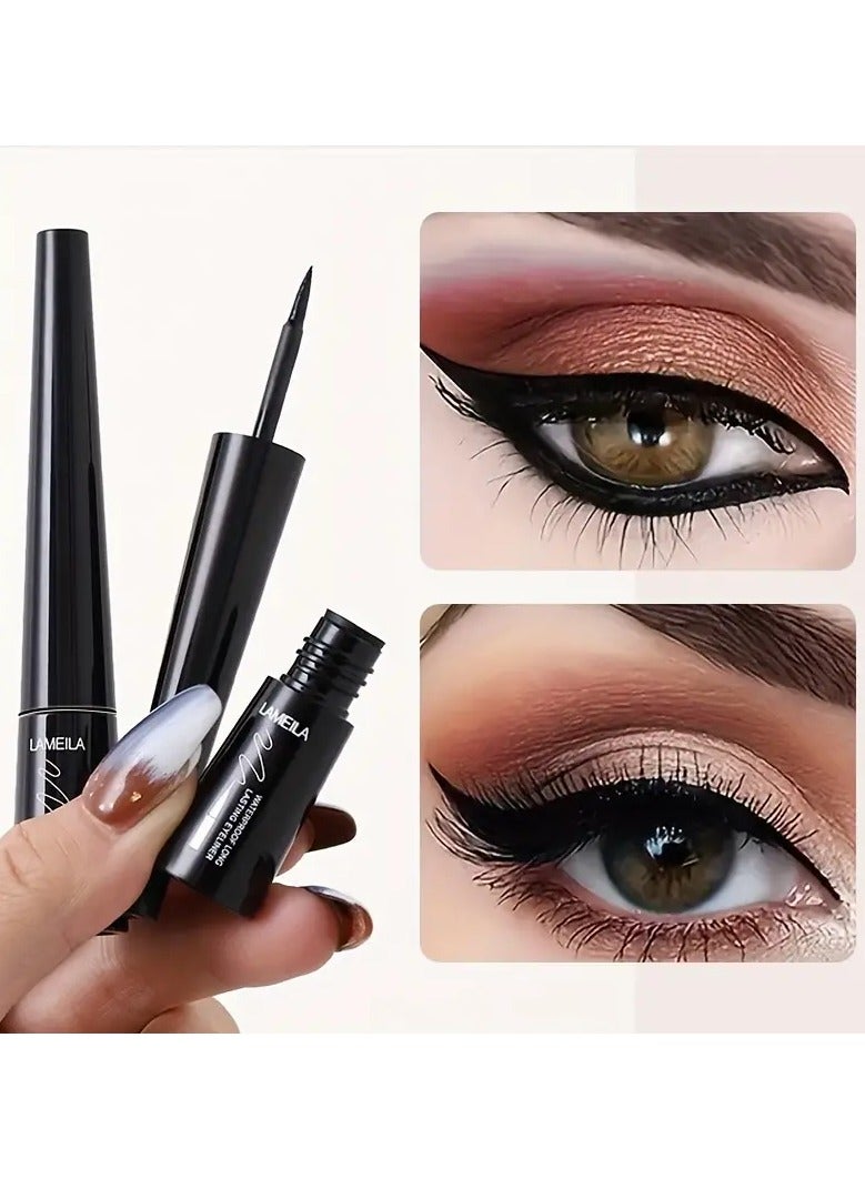 Waterproof Liquid Eyeliner Pen, Quick-Drying, Sweat-Resistant, and Fade-Proof, Perfect for Beginners