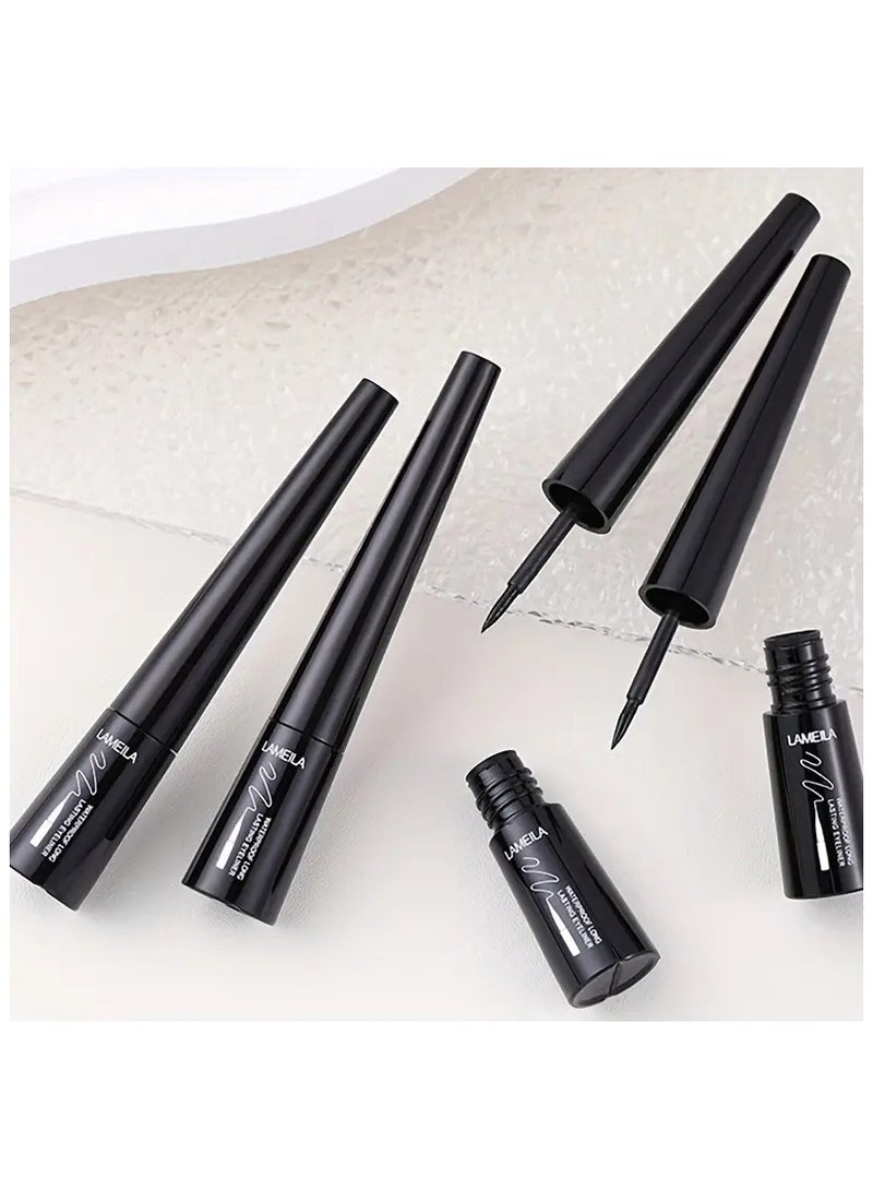 Waterproof Liquid Eyeliner Pen, Quick-Drying, Sweat-Resistant, and Fade-Proof, Perfect for Beginners