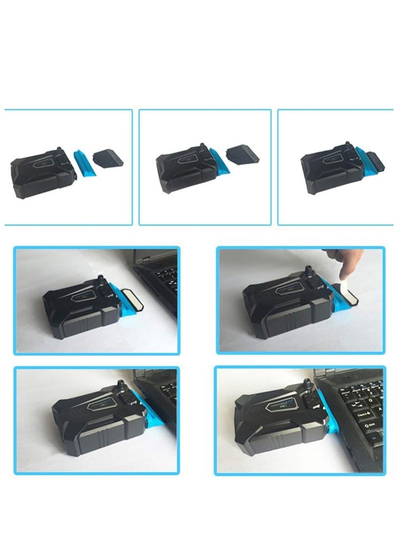 Portable Gaming Laptop Vacuum Cooler Fan USB Power – External Notebook Air Fan – Adjustable Speed 1500 – 3000 ± 10% RPM – Drop temperature 20 – 30 degree For Laptop , Notebook  - Image 5