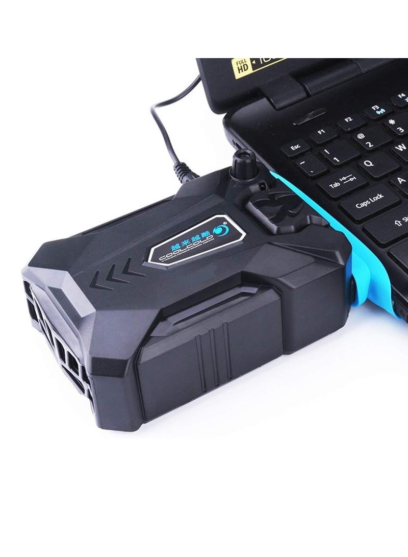 Portable Gaming Laptop Vacuum Cooler Fan USB Power – External Notebook Air Fan – Adjustable Speed 1500 – 3000 ± 10% RPM – Drop temperature 20 – 30 degree For Laptop , Notebook  - Image 1