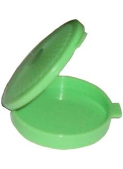 Tupperware Tupperware Mini Clamshell Pill Keeper Round Pocket Container Spring Green 
