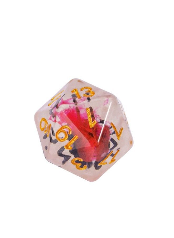 cusdie 7Die Dnd Dice Polyhedral Dice Set Filled With Animal For Role Playing Game Dungeons And Dragons D&D Dice Mtg Pathfinder (Black Spider)  - Image 4