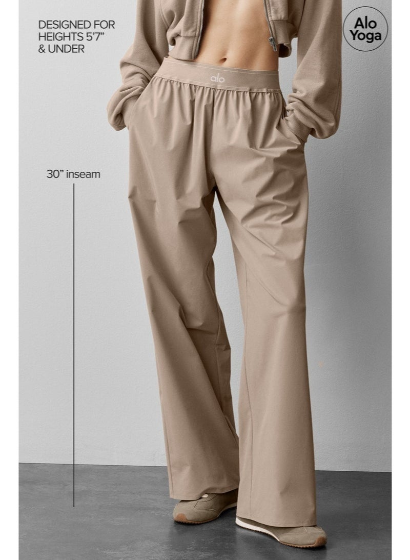 ALO Yoga apricot color high waist wide leg trousers - Image 1