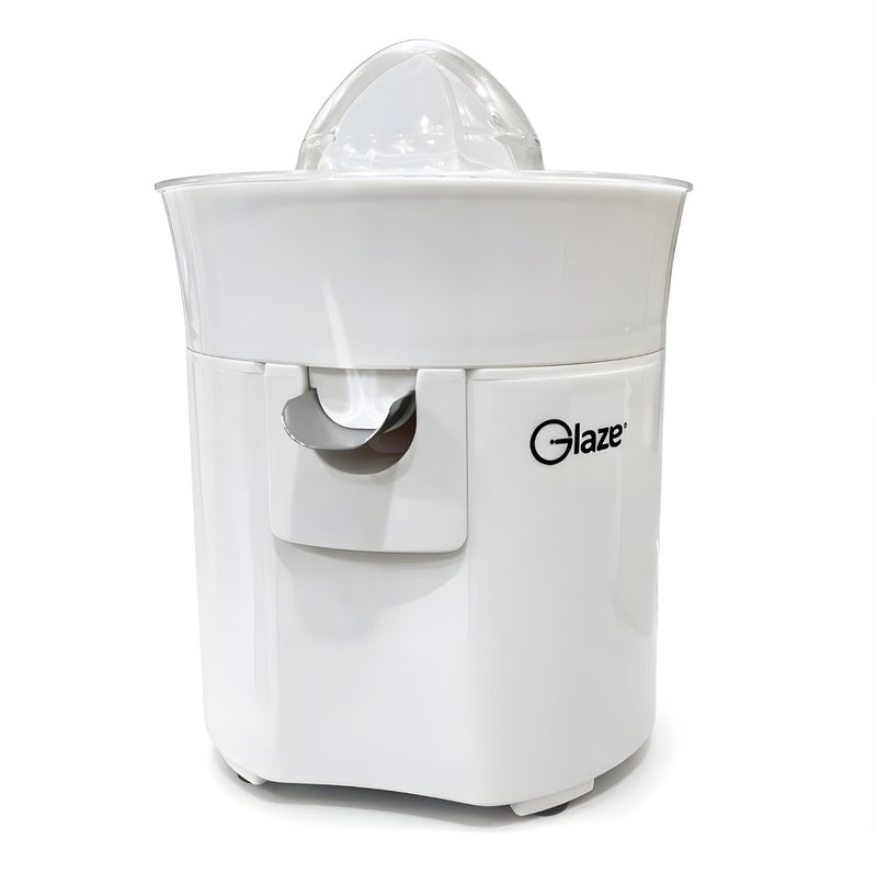 جليز عصارة حمضيات كهربائية 100 واط لاستخراج العصير مع فوهة سكب مباشرة، صانعة عصير أوتوماتيكية للبرتقال والليمون، سهلة التنظيف بأجزاء قابلة للفك، آلة عصير طازج للمطبخ المنزلي، ضمان لمدة سنتين - Image 1