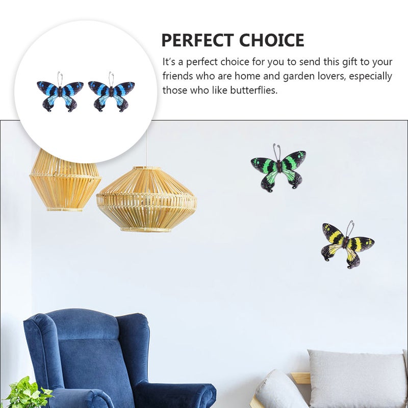 4 pcs Wrought Craft Home Wall Art Decor Wall Hanging Ornament - Image 5