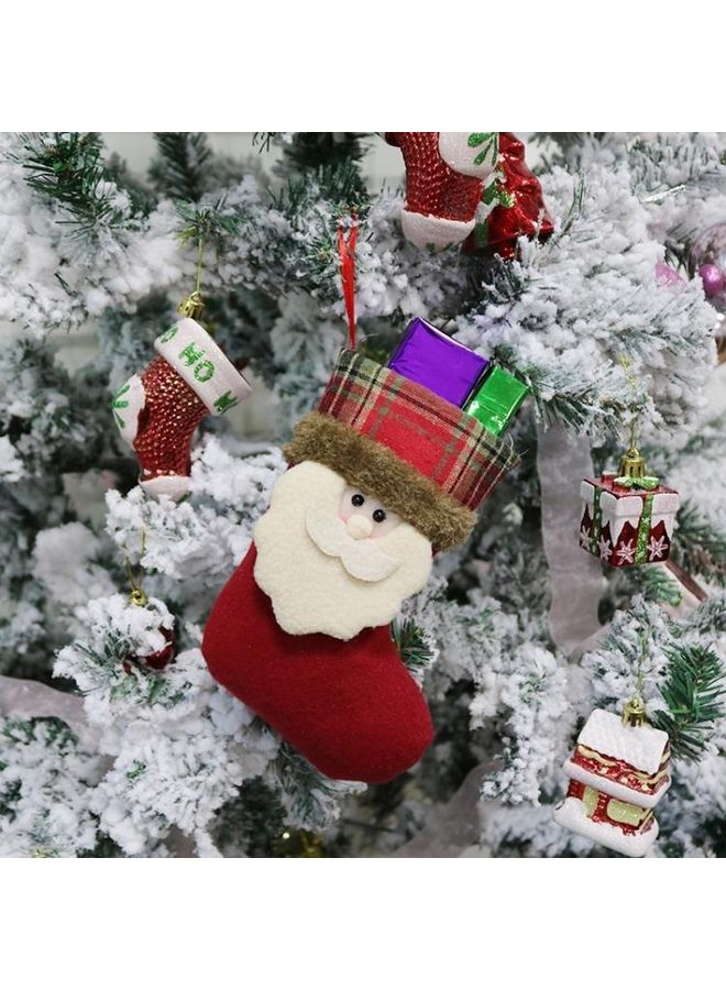 NIBEMINENT 4-Piece Socks Tree Pendant Decoration Gift Bag Multicolour - Image 2