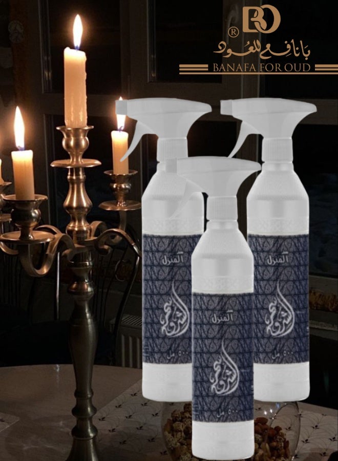 بانافع 3 قطع معطر منزل شير الشرق 500مل - Image 1