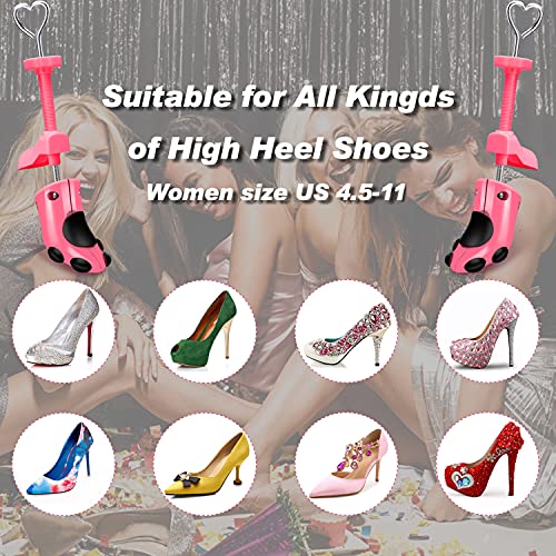 XYH Shoe Stretcher for Women & Men, Wide Feet, 4-Way Adjustable - Image 2