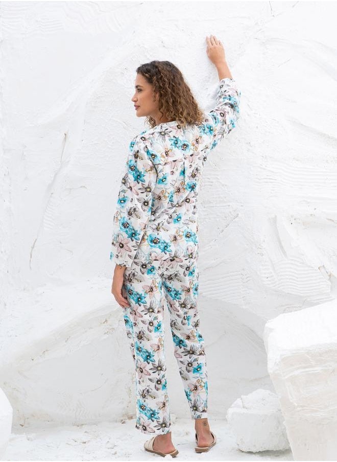sanskrutihomes Women Floral Printed Night suit by Styli  - Image 5