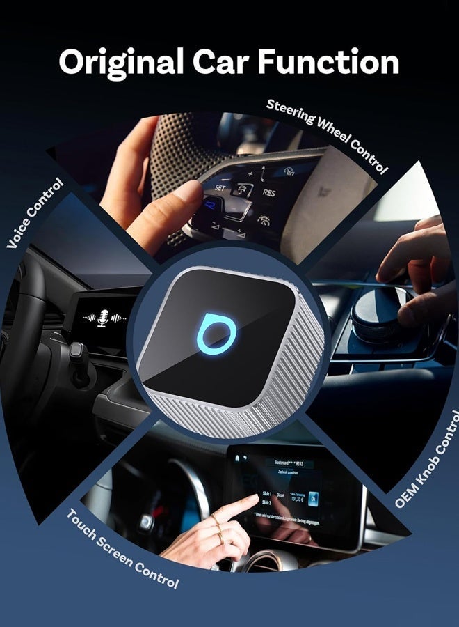 Ottocast Ultra Mini Wireless CarPlay & Android Auto Adapter 2026 Dongle Wireless 2 in 1 AI Smart Car Play Intelligent Systems With CarPlay USB Dongle Plug & Play, Fast Auto-Reconnect Bluetooth 5.3 Wifi Auto Connect - Image 5