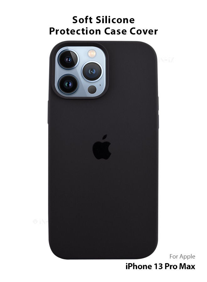 INEIX Logo Compatible Silicone Case Cover For Apple iPhone 13 Pro Max Charcoal - Image 1