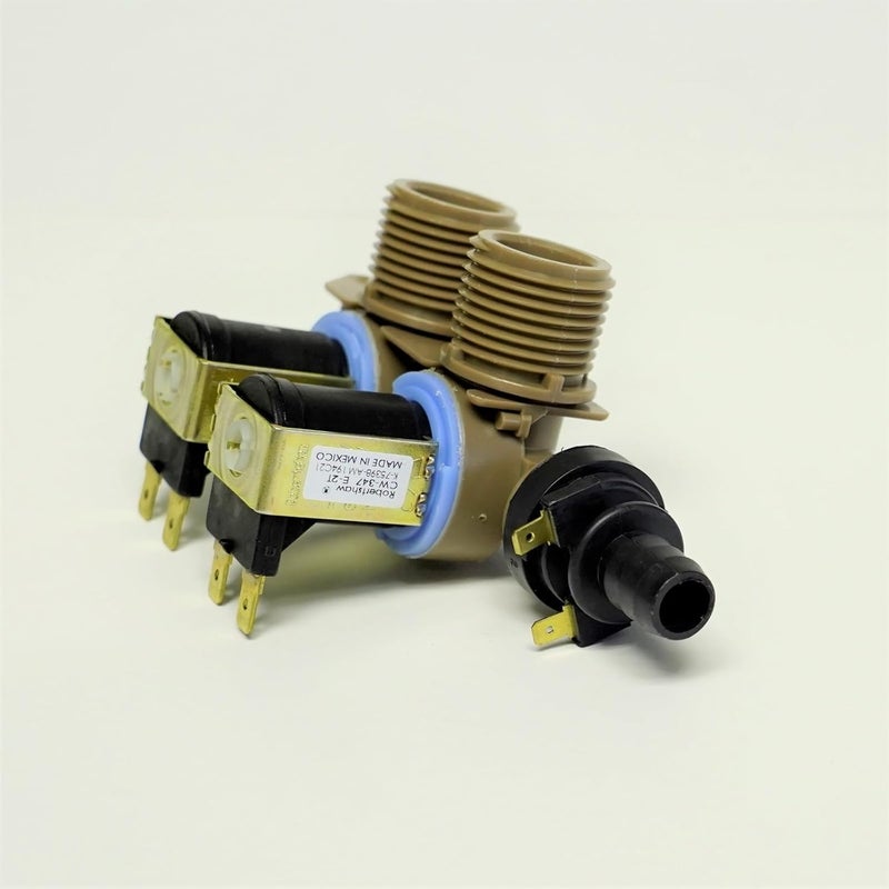 CW-347 Universal Water Valve - Replacement Part, Two Solenoid Coils, Thermistor Included, Direct Fit Washing Machine Repair Accessory - Image 5