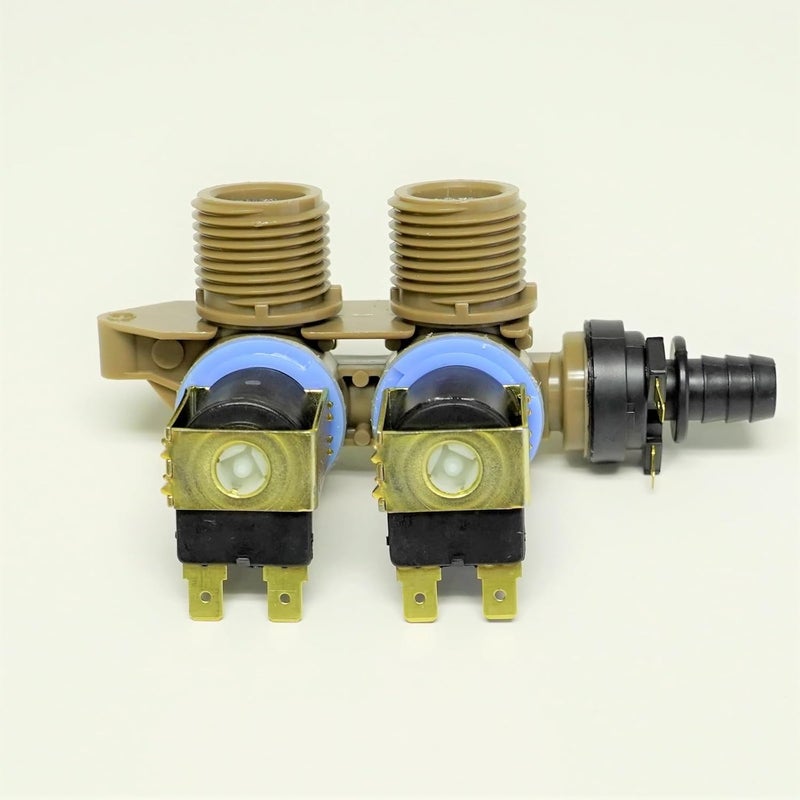 CW-347 Universal Water Valve - Replacement Part, Two Solenoid Coils, Thermistor Included, Direct Fit Washing Machine Repair Accessory - Image 2