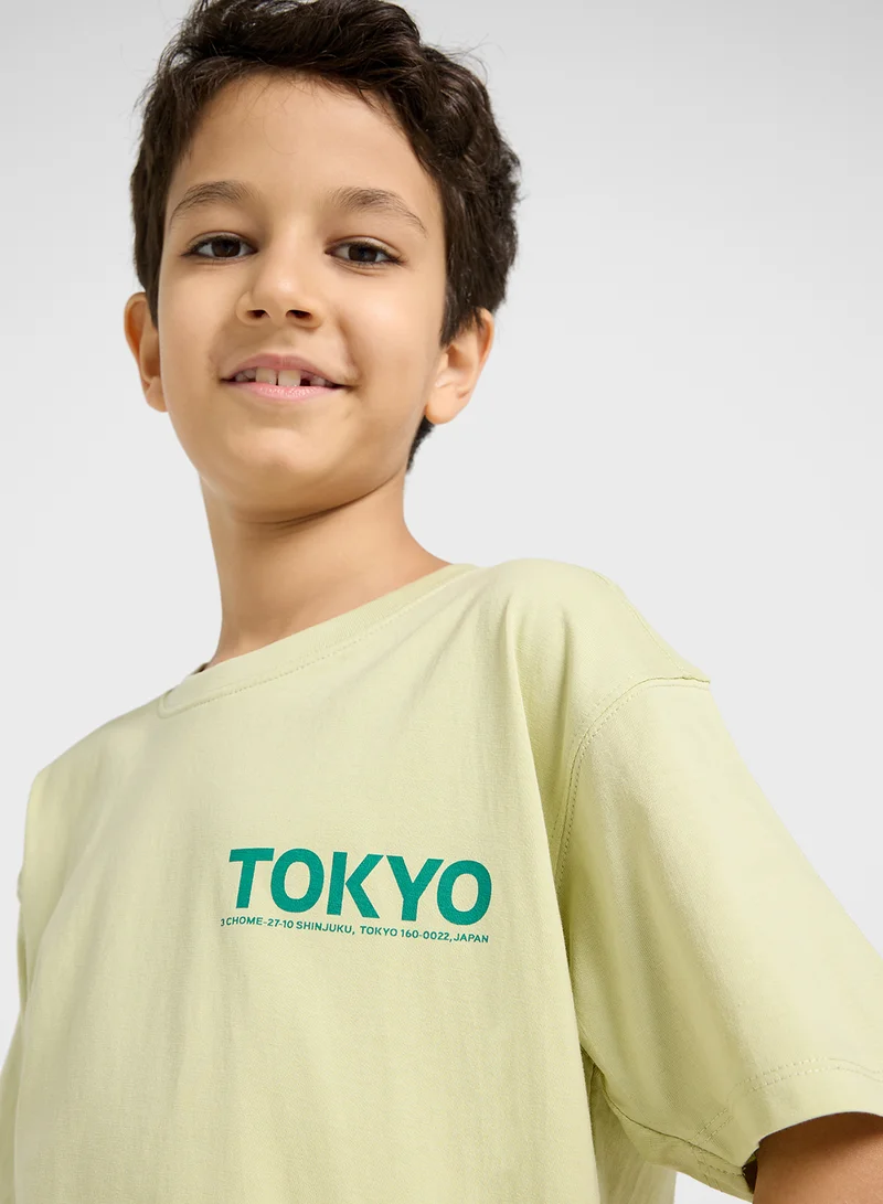 Ripples BOYS DROP SHOULDER T-SHIRT