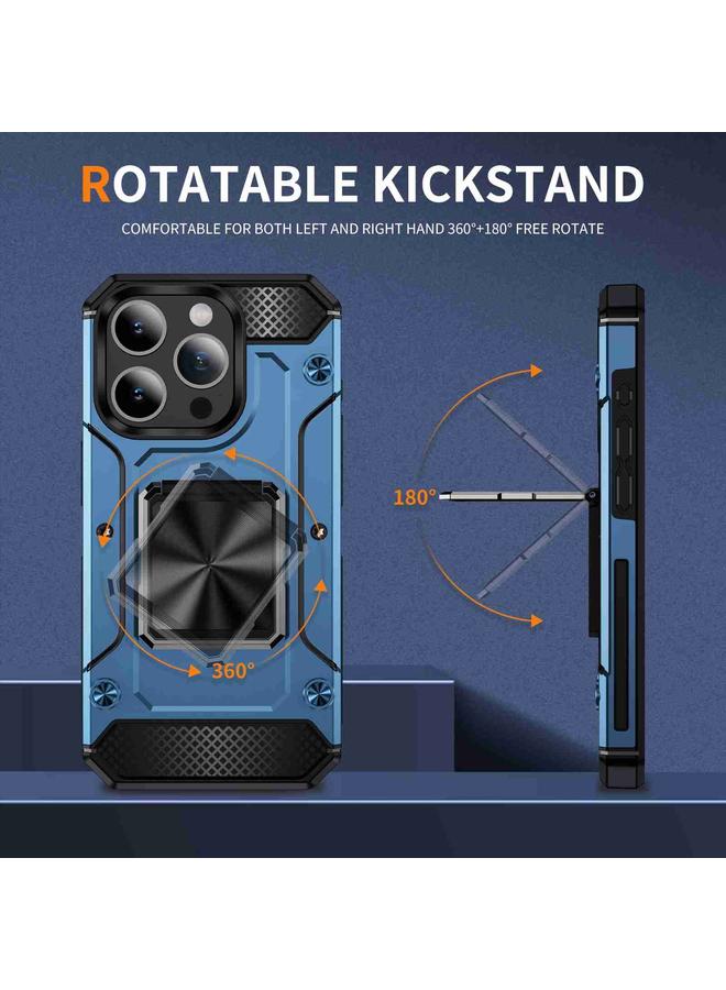 S-TOP Case For iPhone 15 Pro Shockproof Metal Holder Phone Case - Image 5