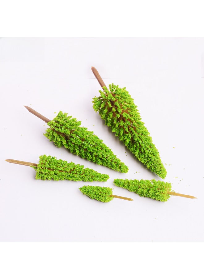 Handmade Scene Model Tree Landscaping Small Trees Plastic Ring Art Micro Landscape Finished Tree Sand Table Modeling Materials-Color:Light Green 17cm A Tree  - Image 4