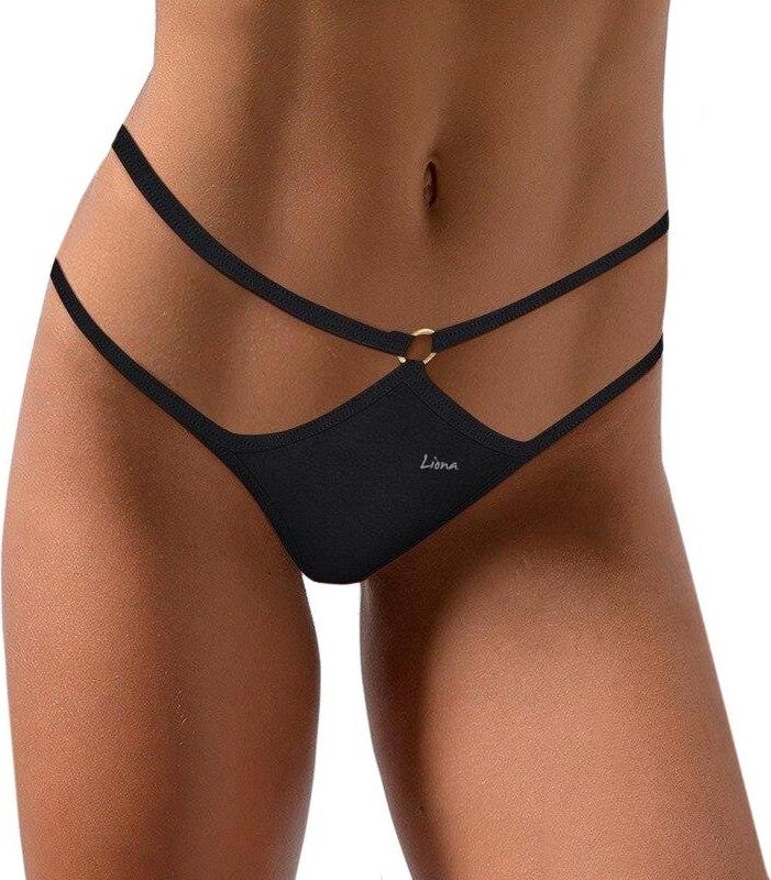 Liona Women Fantasy Underwear Black Fantasy G String Panties  - Image 4