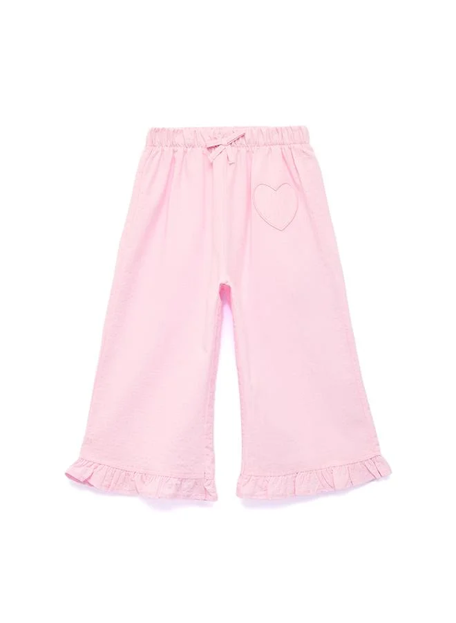 Koton  Ruffled Cotton Trousers for Women | Best Price UAE