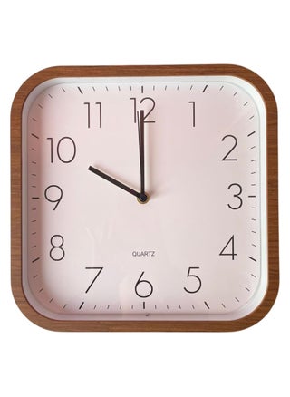 Modern decorative round quartz wall clock large analogue display battery operated for homes and offices 30Cm Grey with textile like frame - ck6 - pzsku/Z23A48C5865626F6C4817Z/45/_/1737375810/7bb55cc7-4b43-4f67-9560-8302a6d44ca6