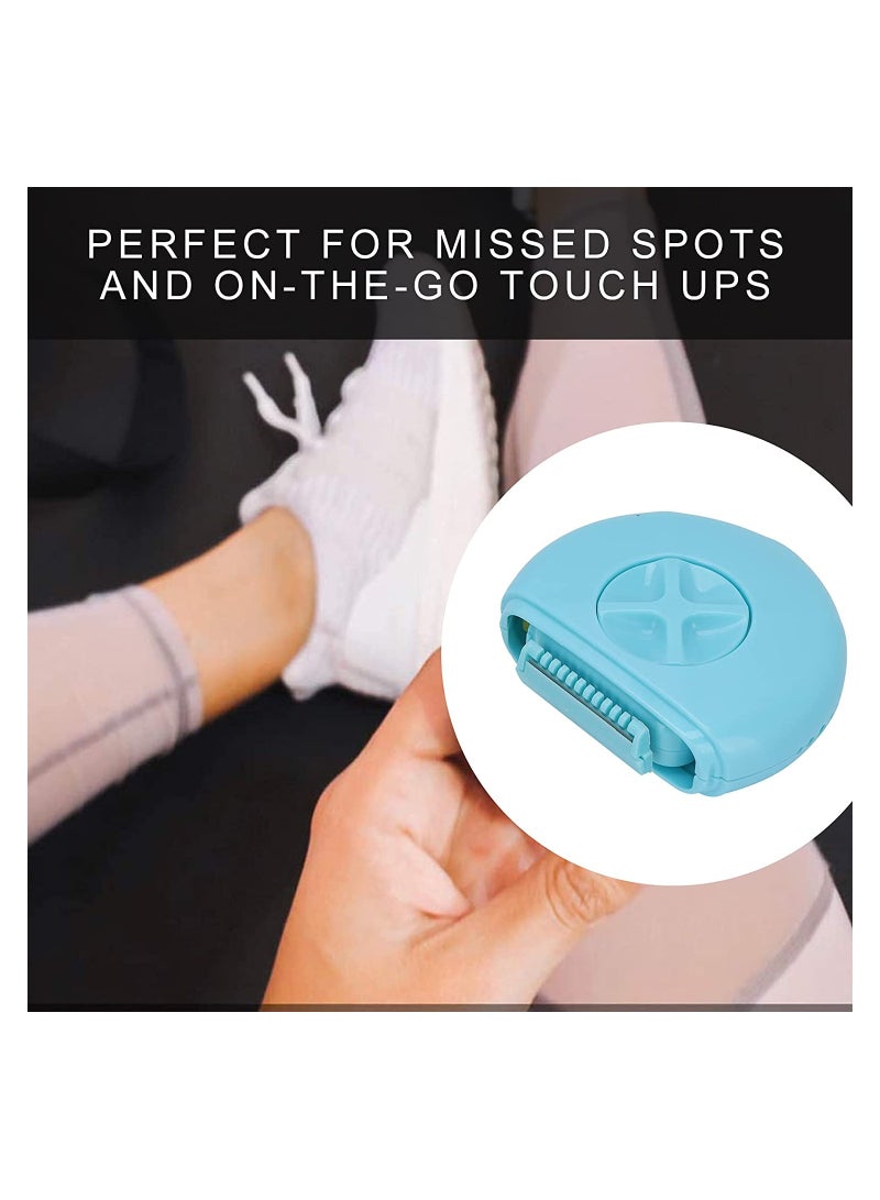 جهاز ازالة الشعر 3 في 1، ماكينة حلاقة يدوية محمولة ، اداة ازالة الشعر للنساء (ازرق) - Image 4