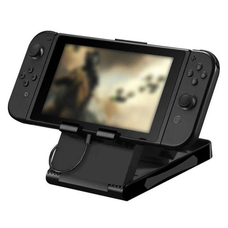 Game Console Stand Adjustable 30 45 60 Degree Foldable Play Stand for Switch - Lightweight Easy to Use ABS Material for Nintendo Switch Console - Image 5