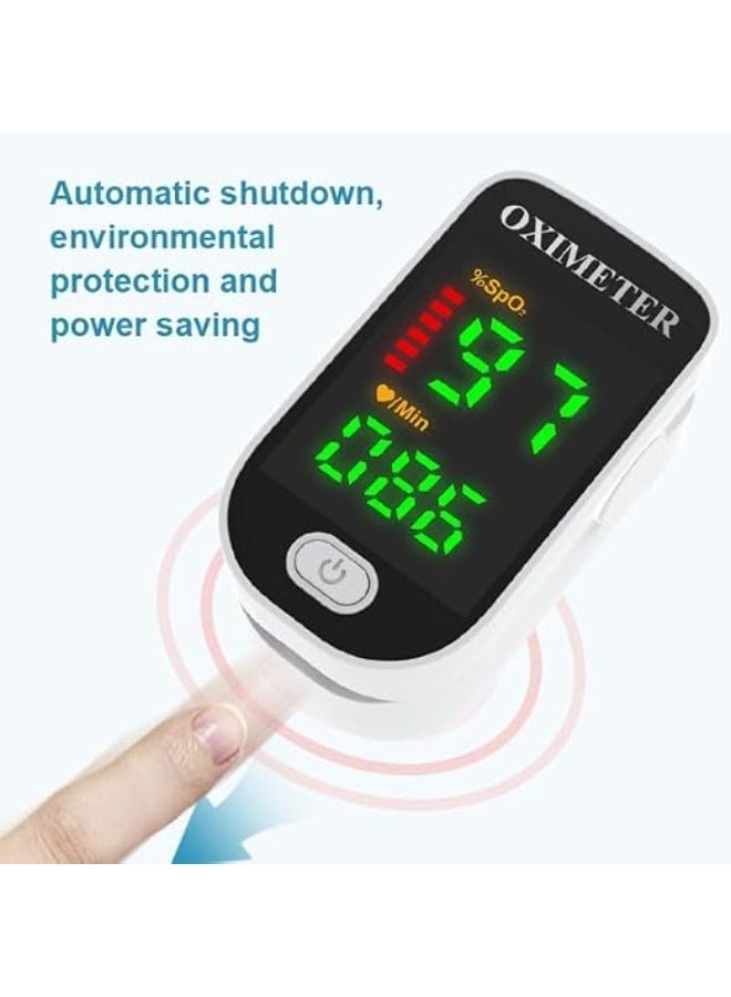 iCare Portable Finger Pulse Oximeter Blood Oxygen Saturation with LED Screen & pulse rate - Image 3