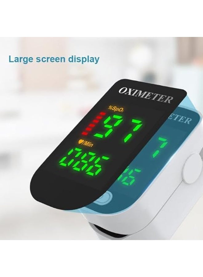 iCare Portable Finger Pulse Oximeter Blood Oxygen Saturation with LED Screen & pulse rate - Image 2