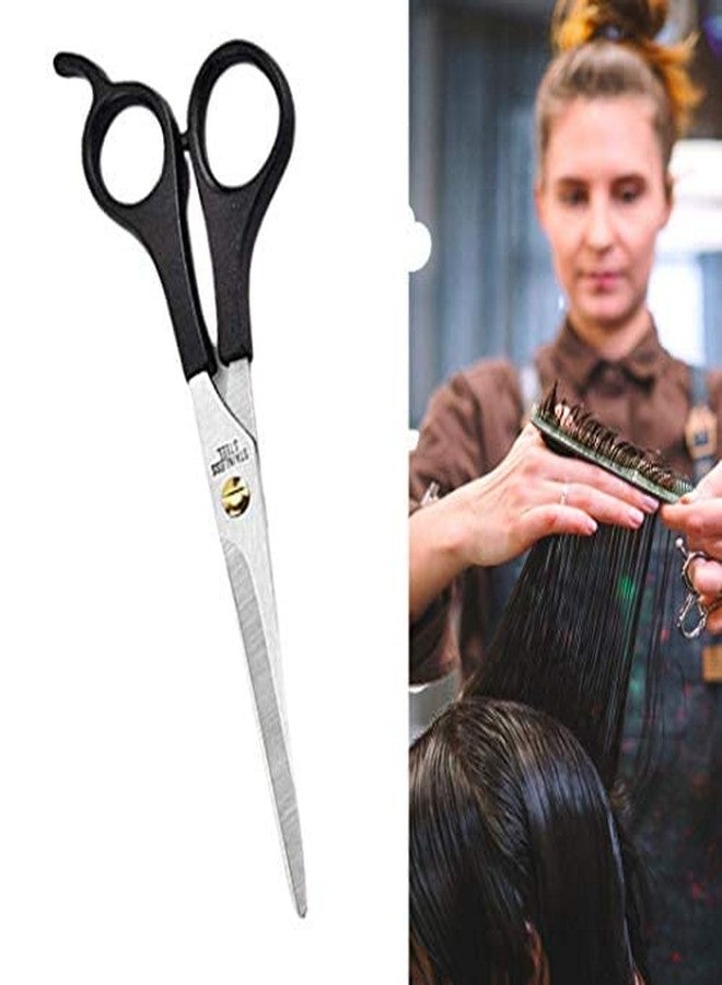 Doberyl Stainless Steel Professional Salon Hair Cutting Scissor & Barber Hairdressing Styling Tool Scissors (Black) - Image 1