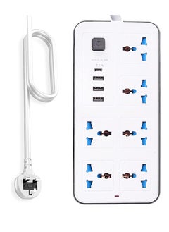6 AC Outlet and 3 USB + 1 Type C