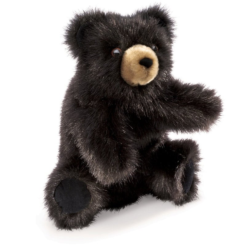 Folkmanis Baby Black Bear Hand Puppet, 1 EA - Image 1