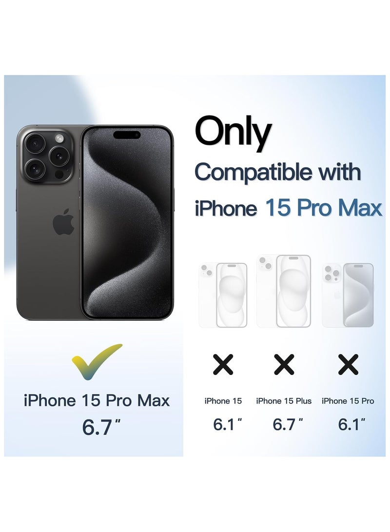 ACLIX Silicone Case Compatible with iPhone 15 Pro Max , Slim Liquid Silicone  Layer Soft Gel Rubber Shockproof, Protective Phone Case Cover with TPU Lining (Pine Green) - Image 2