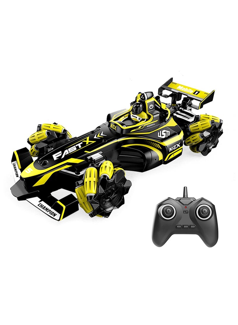 Toyland 2.4G Wireless Stunt Motion 360 Rotating F1 Full Function Remote Control and Hand Sensor Stunt Toy Car With Led Lights For Kids - Image 1