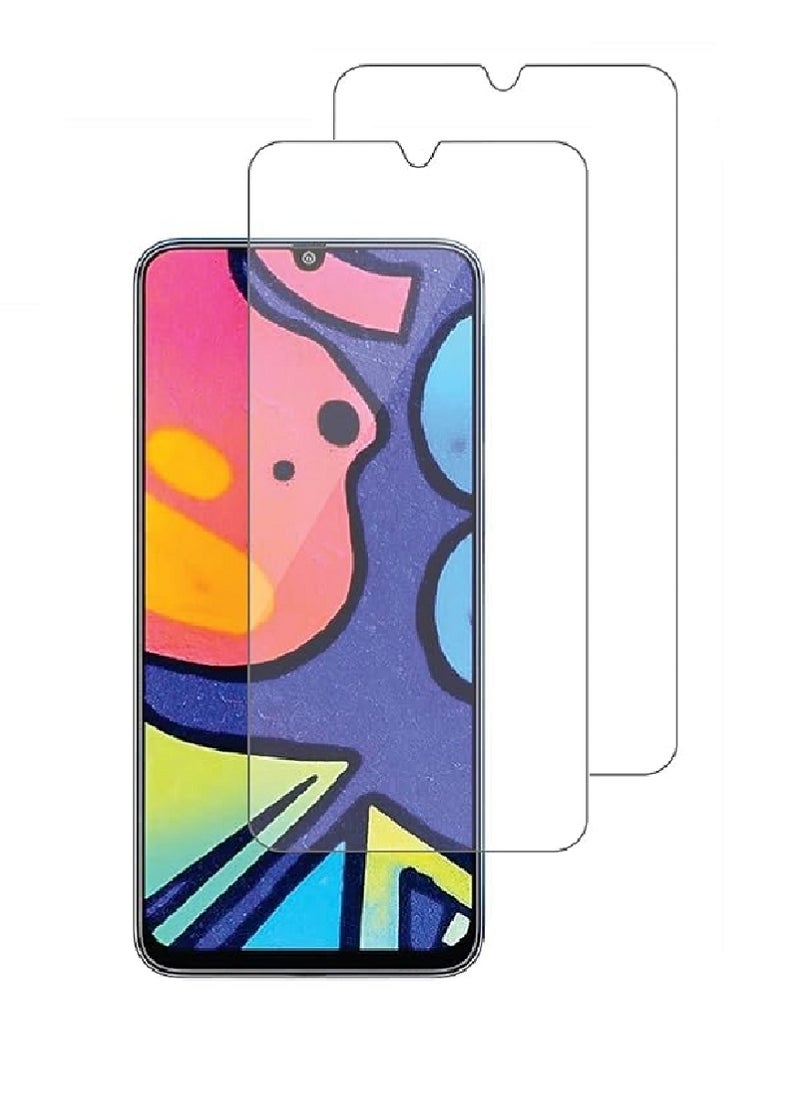 Super 2 Pieces Tempered Glass Screen Protector Clear Designed For Samsung Galaxy M21s Full Screen Coverage And Bubble Free - Image 1