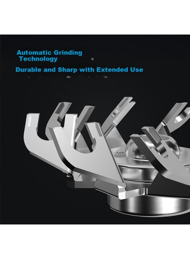 FLYCO Borui Electric Shaver Men'S Shaving Razor Rechargeable Portable Dual-Head Rotary Beard Trimmer Mini Version Birthday Gift For Dad Husband Ps191 - Image 3