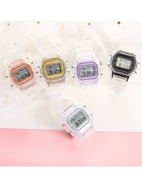 5 Pcs Kids Water Resistant Digital Watch