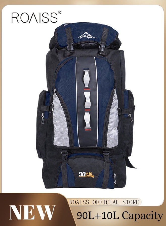 roaiss Large-capacity professional outdoor backpack waterproof multi-functional travel camping hiking fishing mountaineering bag - Image 1