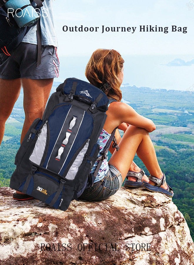 roaiss Large-capacity professional outdoor backpack waterproof multi-functional travel camping hiking fishing mountaineering bag - Image 2