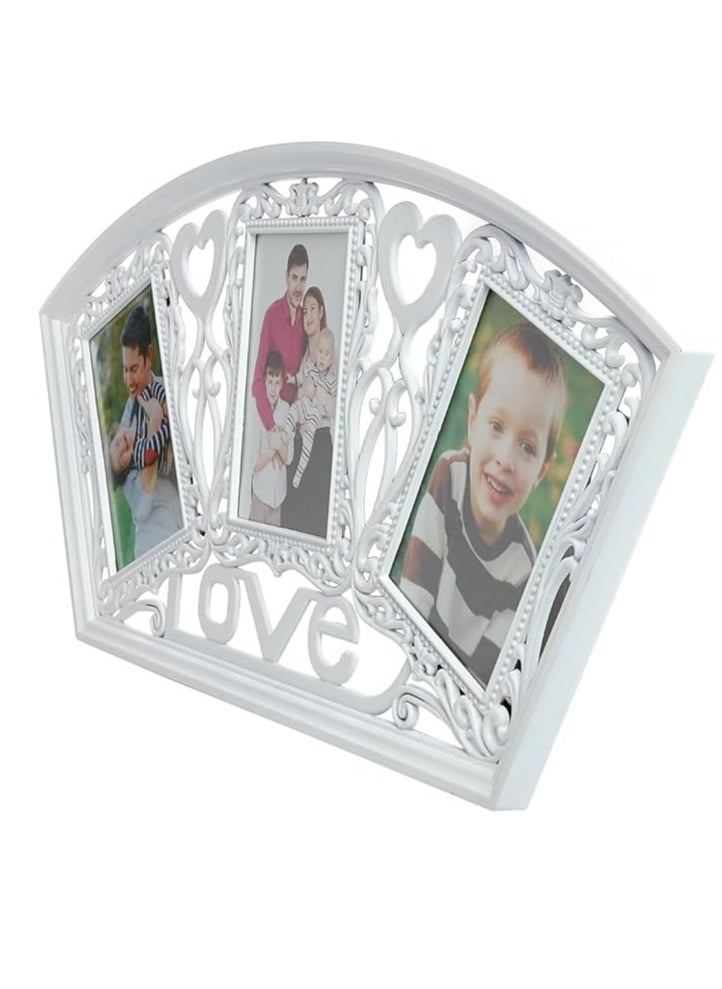MF 352, Picture Frame To Display 3 Photos With Love Name Design