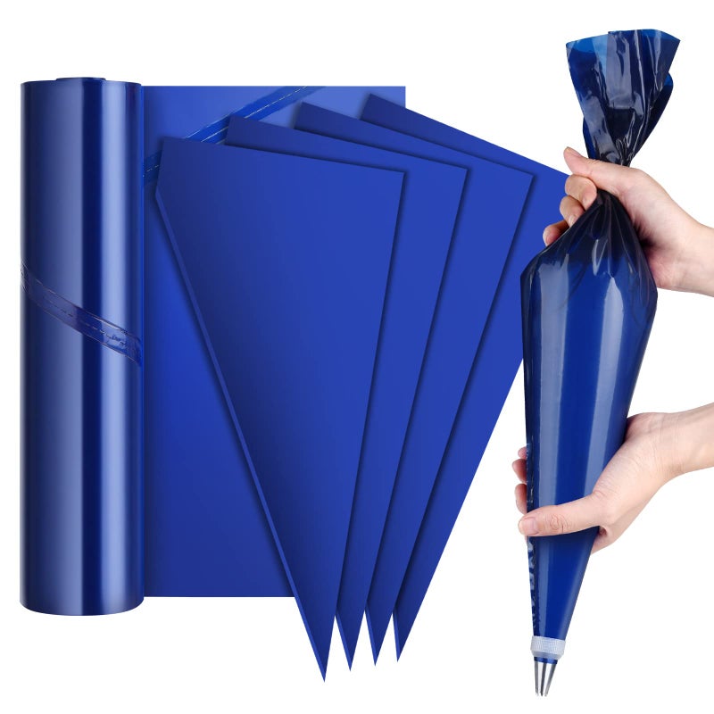 ELECLAND ELECLAND 50Pcs Disposable Piping Bags Extra Large Thicken 21Inch Pastry Bags Icing Piping Bags for Cookies Cupcakes Dessert Cakes Decorating 