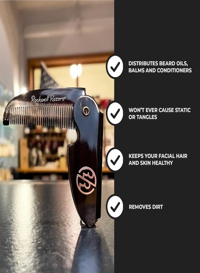 rockwell razors Rockwell Folding Beard & Moustache Comb - Image 3