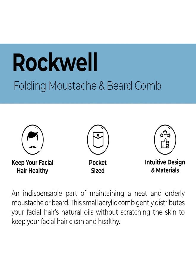 rockwell razors Rockwell Folding Beard & Moustache Comb - Image 2