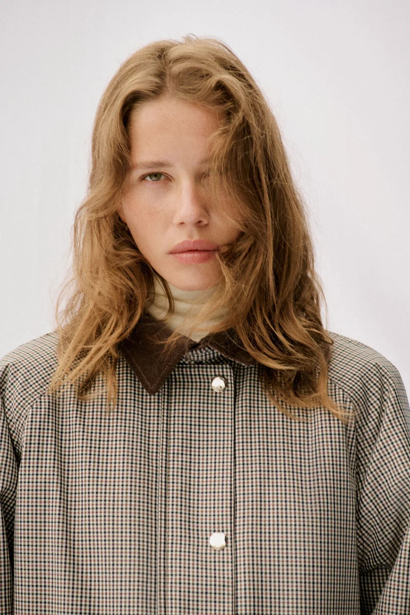 H&M Corduroy-collar jacket