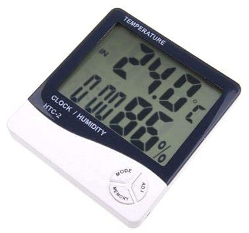 Neewer Digital Hygro-Thermometer with LCD Display Alarm Clock HTC-2 - Image 3
