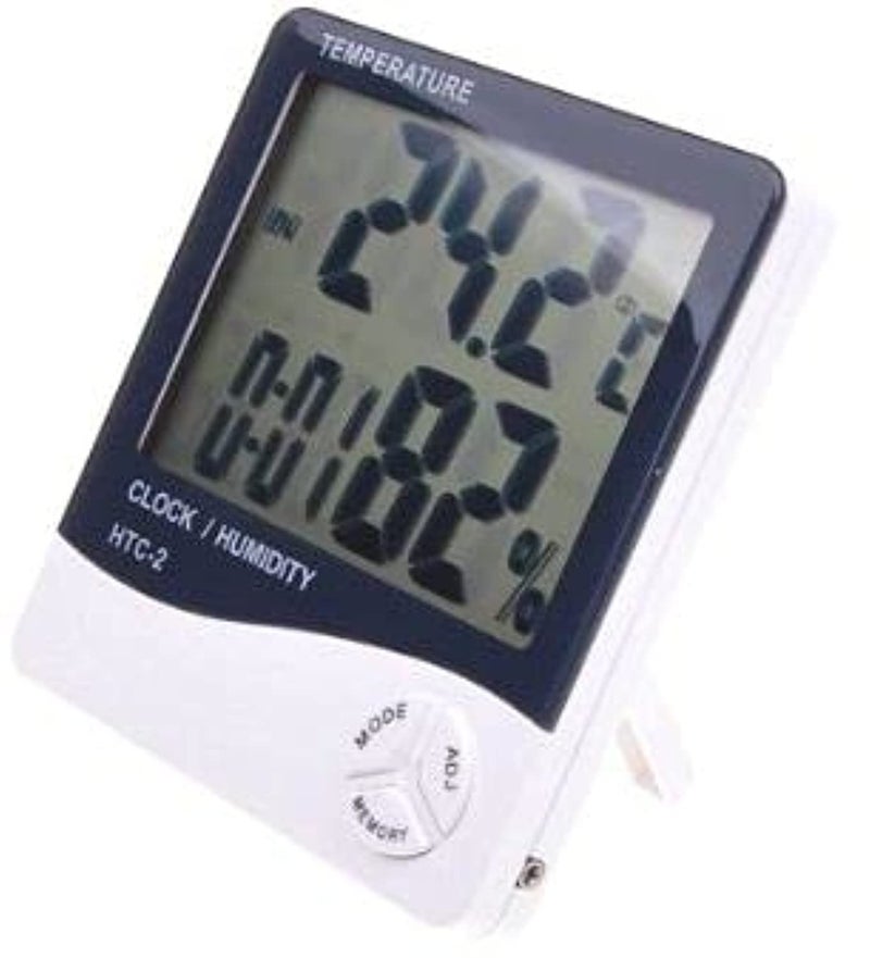 Neewer Digital Hygro-Thermometer with LCD Display Alarm Clock HTC-2 - Image 5