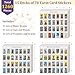Fofeadm 1260 PCS Mini Tarot Stickers for Journaling 125 x 078 Tarot Card Stickers Based on Rider Waite Tarot Deck 8 Tarot Cheat Sheet Included - Image 4