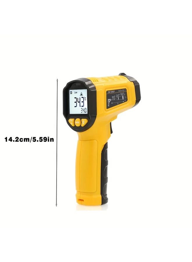 Yellow High Precision Industrial Infrared Thermometer Non Contact Measurement 50C to 600C Range - Image 3