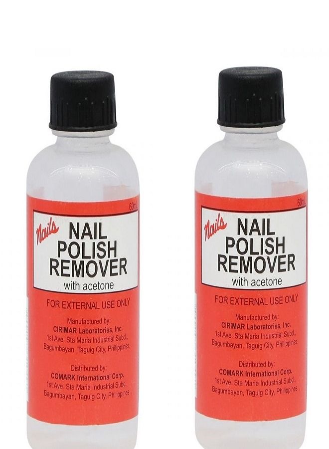 Nails Inc 2-Piece Nail Polish Remover with Acetone - Image 1